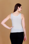 New Satin Brushed Aloe Vera Thermal Vest Outer Lace Women Inner wear