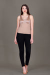 New Satin Brushed Aloe Vera Thermal Vest Outer Lace Women Inner wear