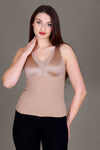 New Satin Brushed Aloe Vera Thermal Vest Outer Lace Women Inner wear