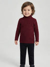 RVK Kids Ribbed High Neck Acrylic Pullover